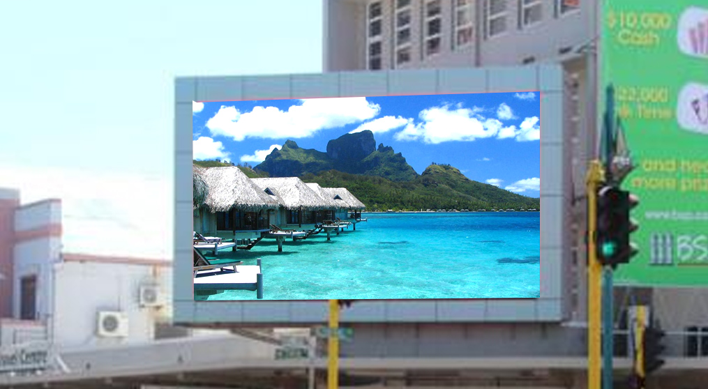 斐济岛户外全彩LED显示屏项目